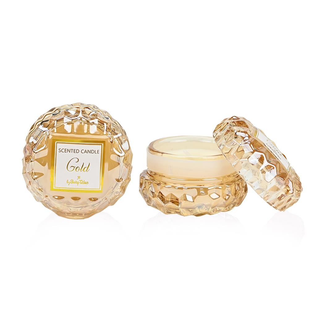 ST00893 Κερί στρογγυλό χρυσό ST00893 - Image 1