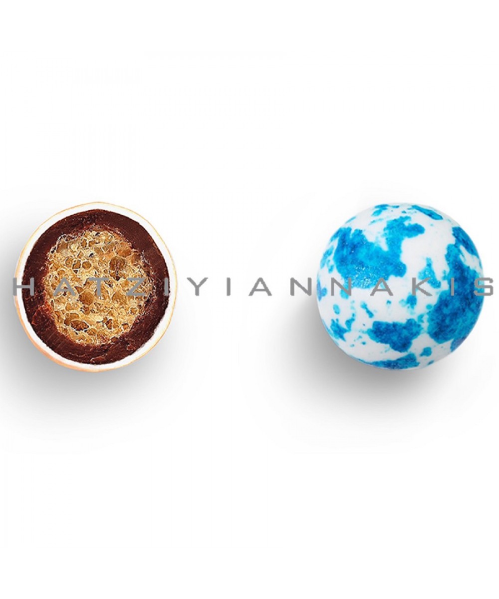 Crispy Γαλάζιο Πιτσιλωτό με ασημί λεπτομέρειες 700gr