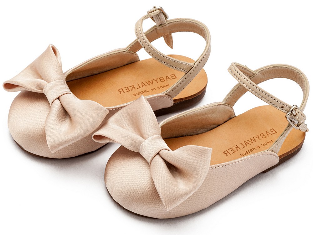 Γαλλικό Σαμπό με Σατέν Φιόγκο  BW4855 Μπεζ