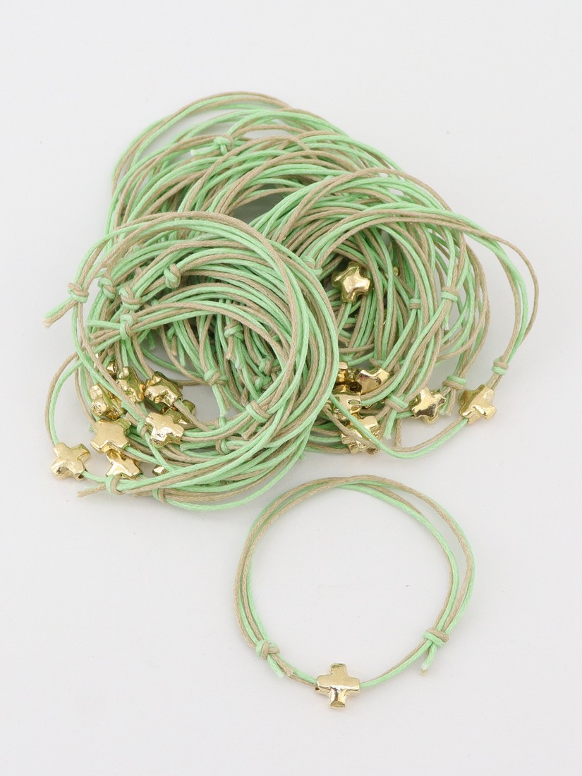 Μαρτυρικό βραχιόλι μέντα (50τμχ) E605.09