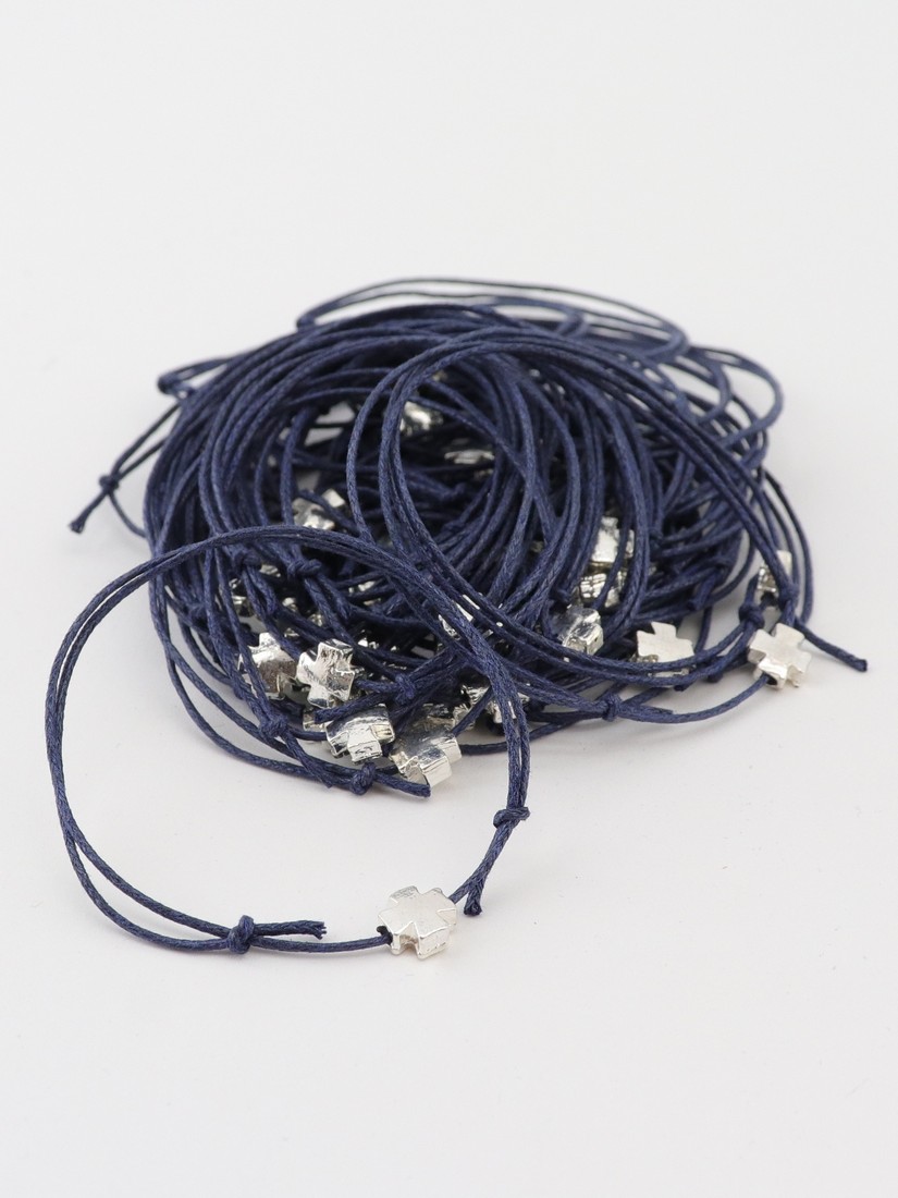 Μαρτυρικό βραχιόλι μπλε (50τμχ) E610.02