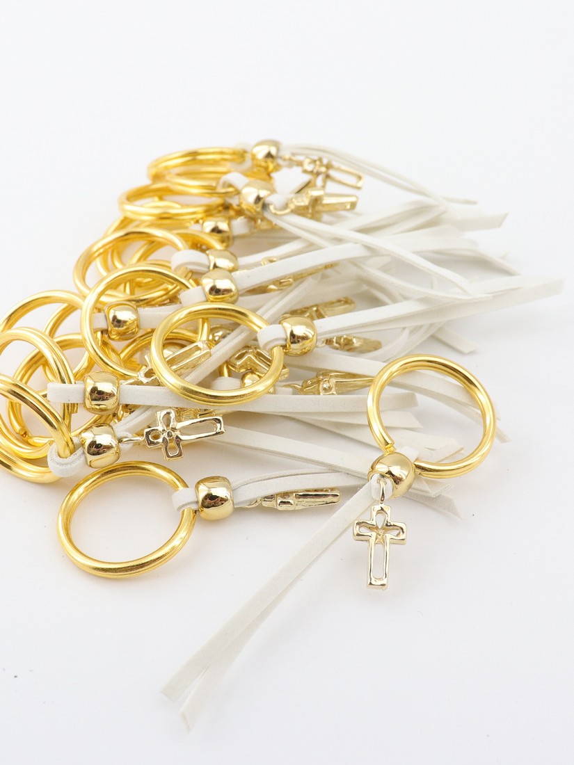 Μαρτυρικό μπρελόκ λευκό (50τμχ) E976.08