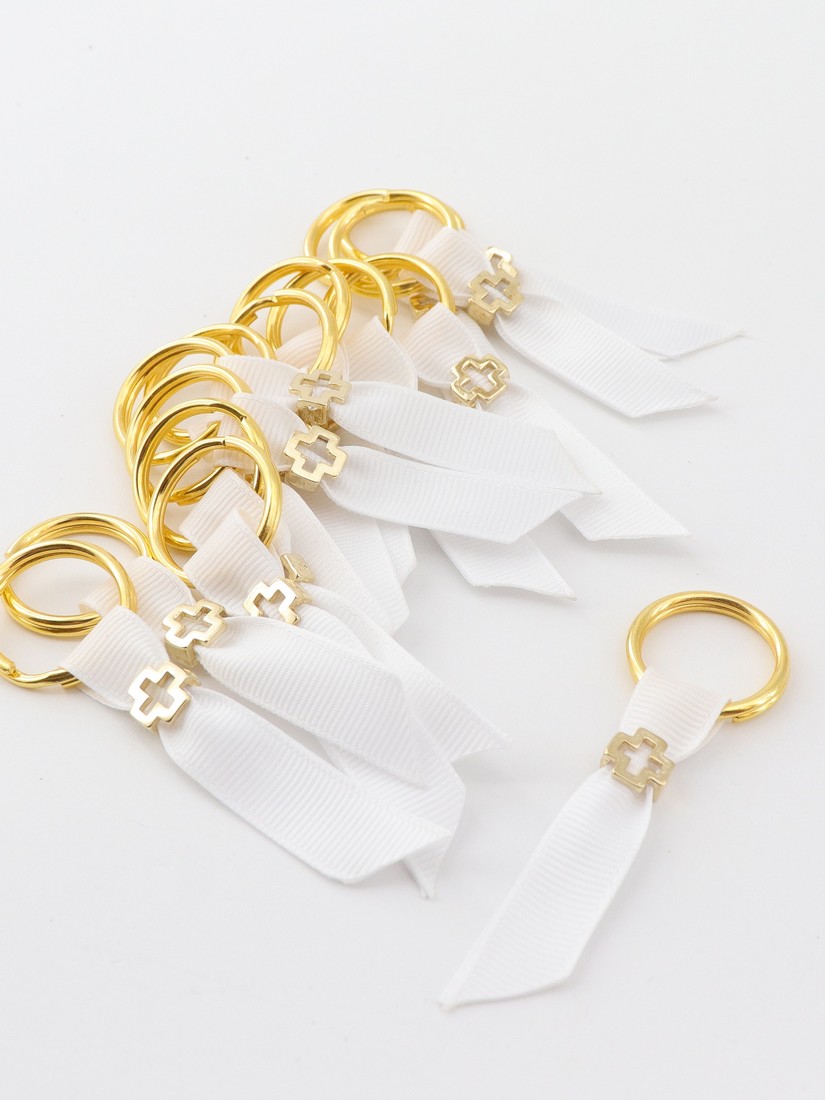 Μαρτυρικό μπρελόκ λευκό (50τμχ) E977.08