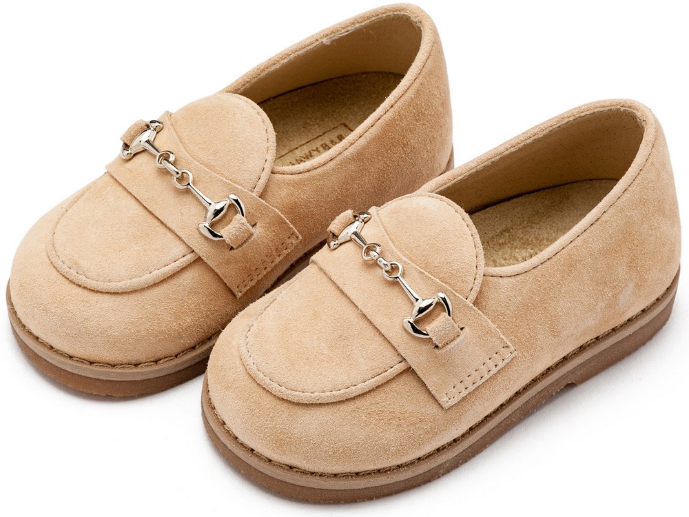 Loafers με Μεταλλική Αγράφα EXC5285 Μπεζ