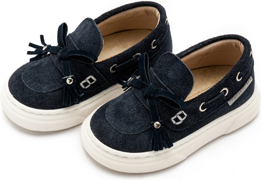 Loafer με Κρόσια και Φιογκάκι EXC5295 Μπλε