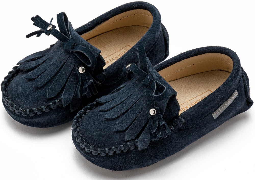 Loafer με Κρόσια και Φιογκάκι EXC5298 Μπλε