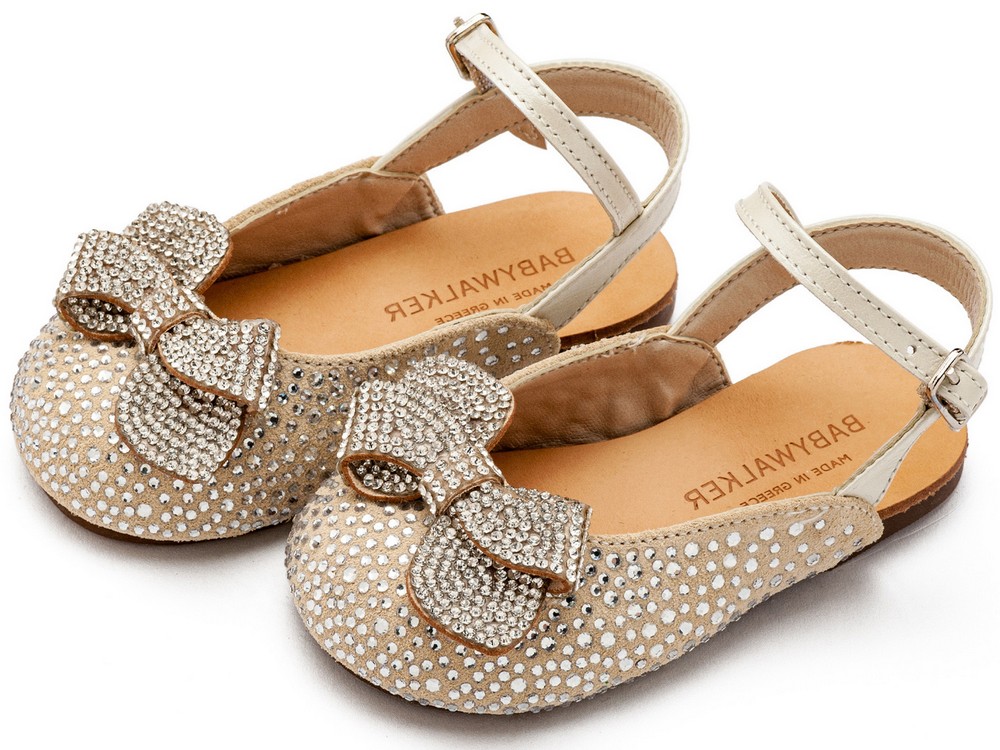 Σαμπό Διακοσμημένο Ολόγυρα με Στρας και Φιόγκο EXC5868 Εκρού