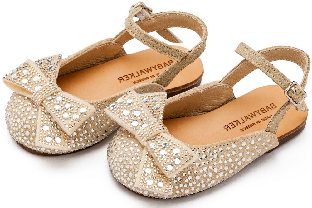 Σαμπό Διακοσμημένο Ολόγυρα με Στρας και Φιόγκο EXC5872 Μπεζ