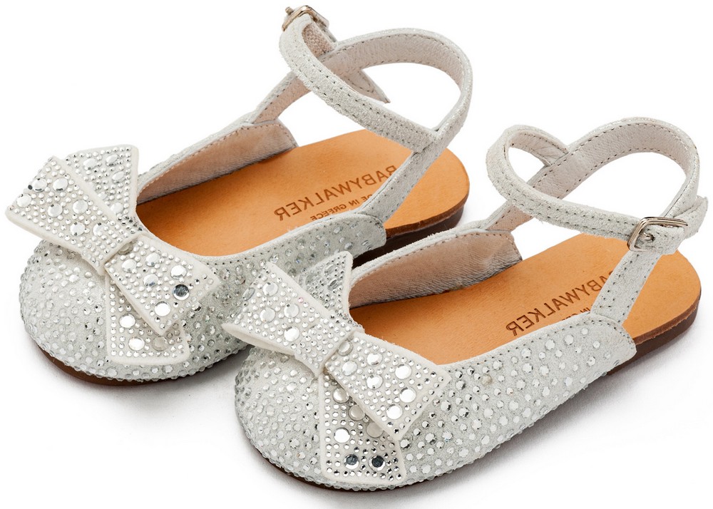 Σαμπό Διακοσμημένο Ολόγυρα με Στρας και Φιόγκο EXC5872 Λευκό