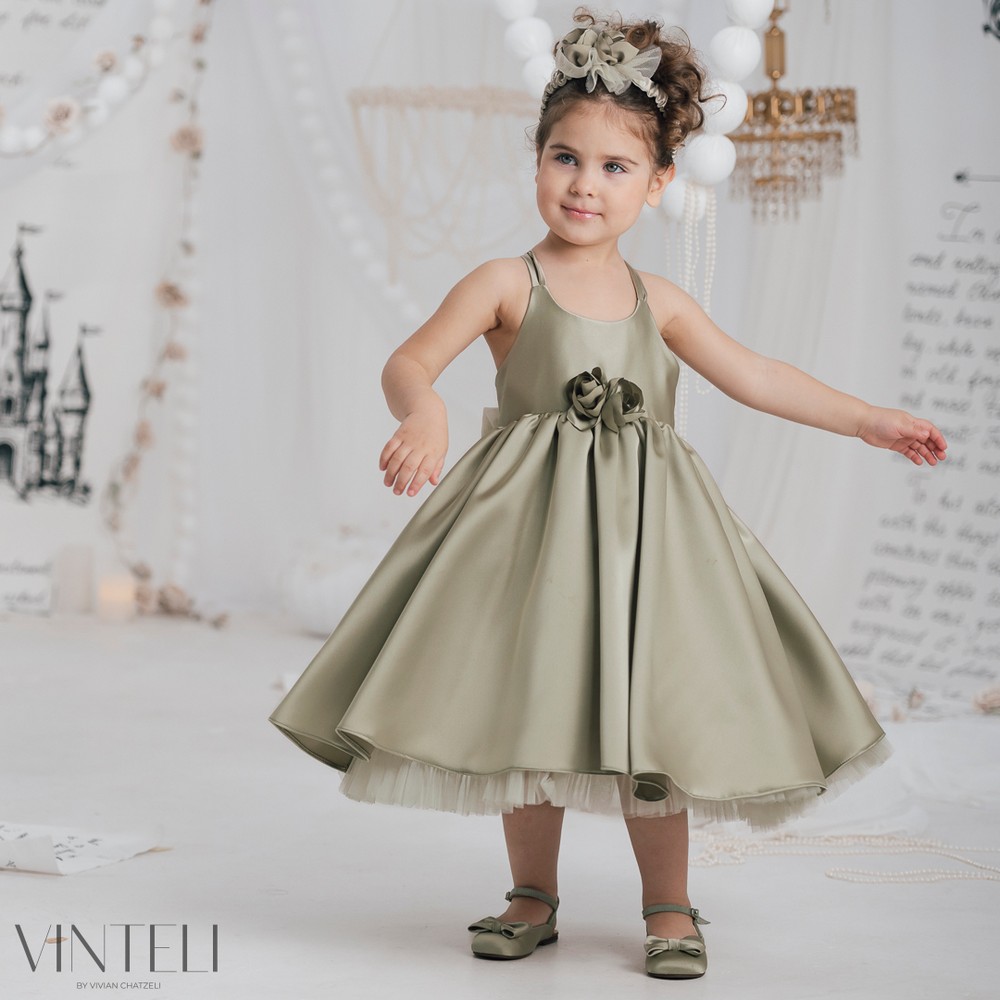 Βαπτιστικό Ρούχο VinteLi EXC6402-βεραμάν