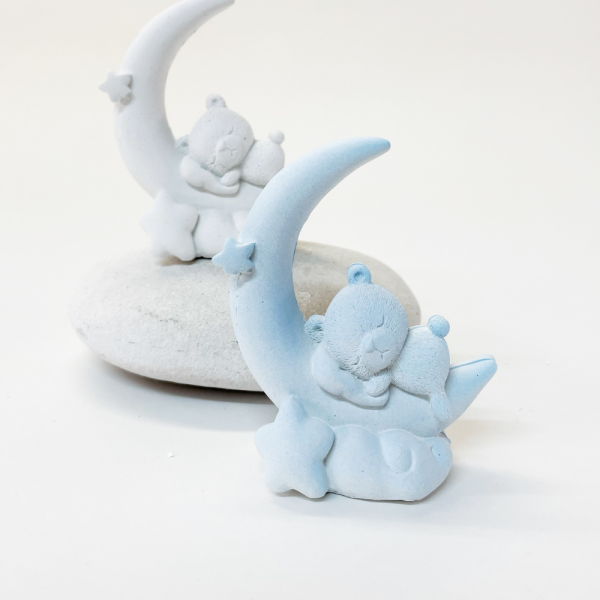 Αρκουδάκι με μαξιλάρι σε φεγγαράκι mp-101