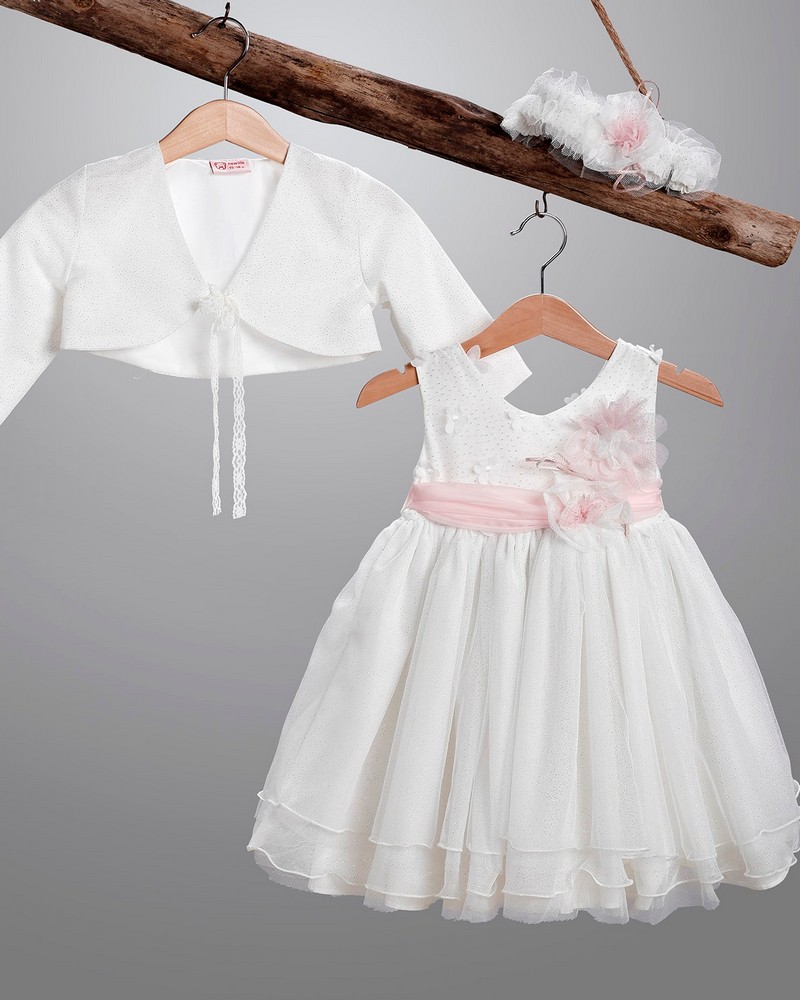 2926-2 Βαπτιστικό Σετ Κορίτσι New Life 2926-2 - Image 1