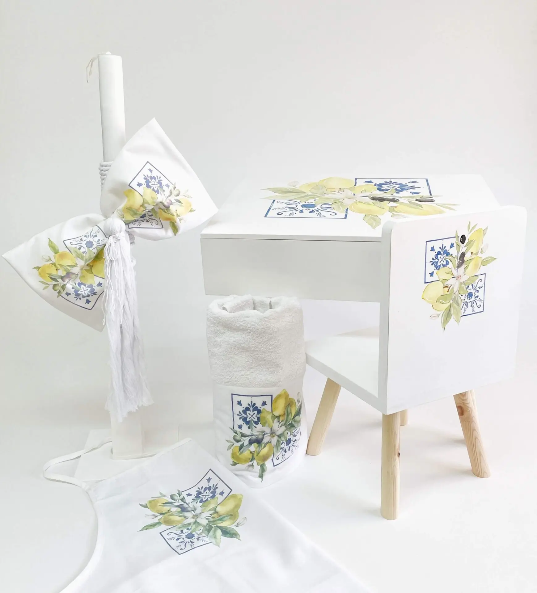 Σετ Βάπτισης Αγόρι Lemon & Olive A25-005