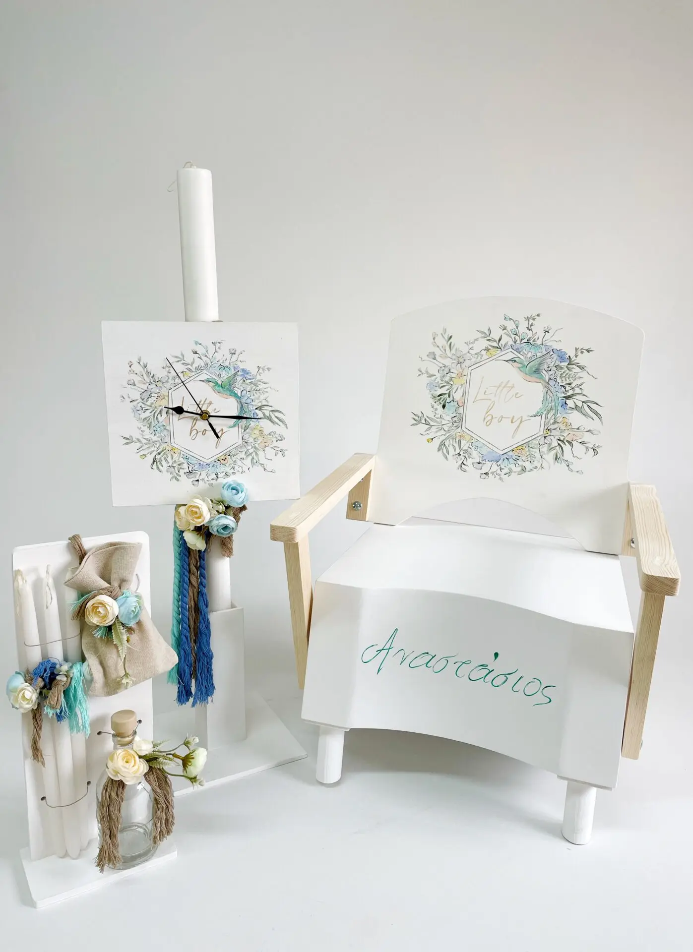 Σετ Βάπτισης Αγόρι Alkion Bird A25-015