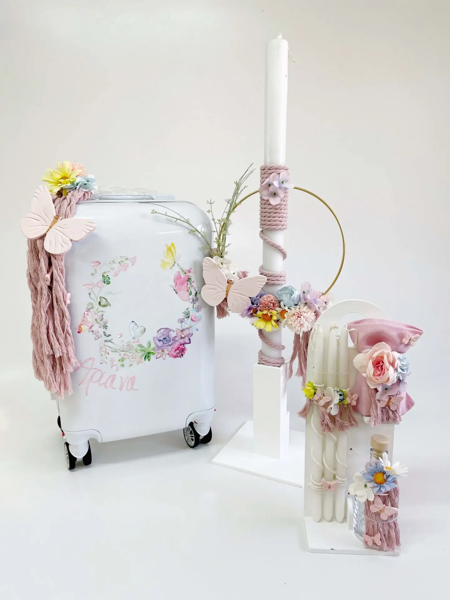 Σετ Βάπτισης Κορίτσι Spring Butterfly K25-003