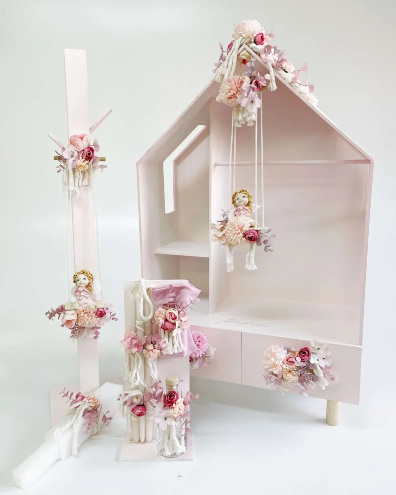 Σετ Βάπτισης Κορίτσι Νεραιδόσπιτο K25-004