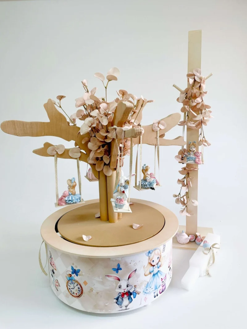 Σετ Βάπτισης Κορίτσι Δεντρόσπιτο Αλίκη K25-009