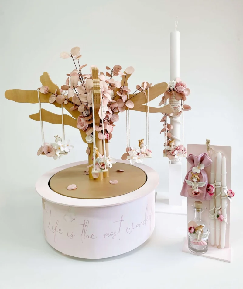 Σετ Βάπτισης Κορίτσι Δεντρόσπιτο Νεράιδες K25-010