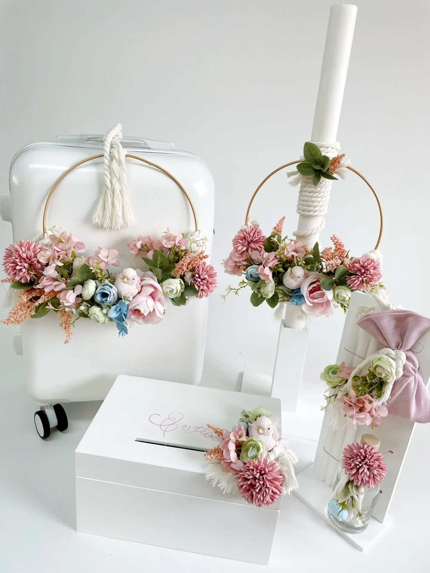 Σετ Βάπτισης Κορίτσι Alkion Girl Bird K25-011