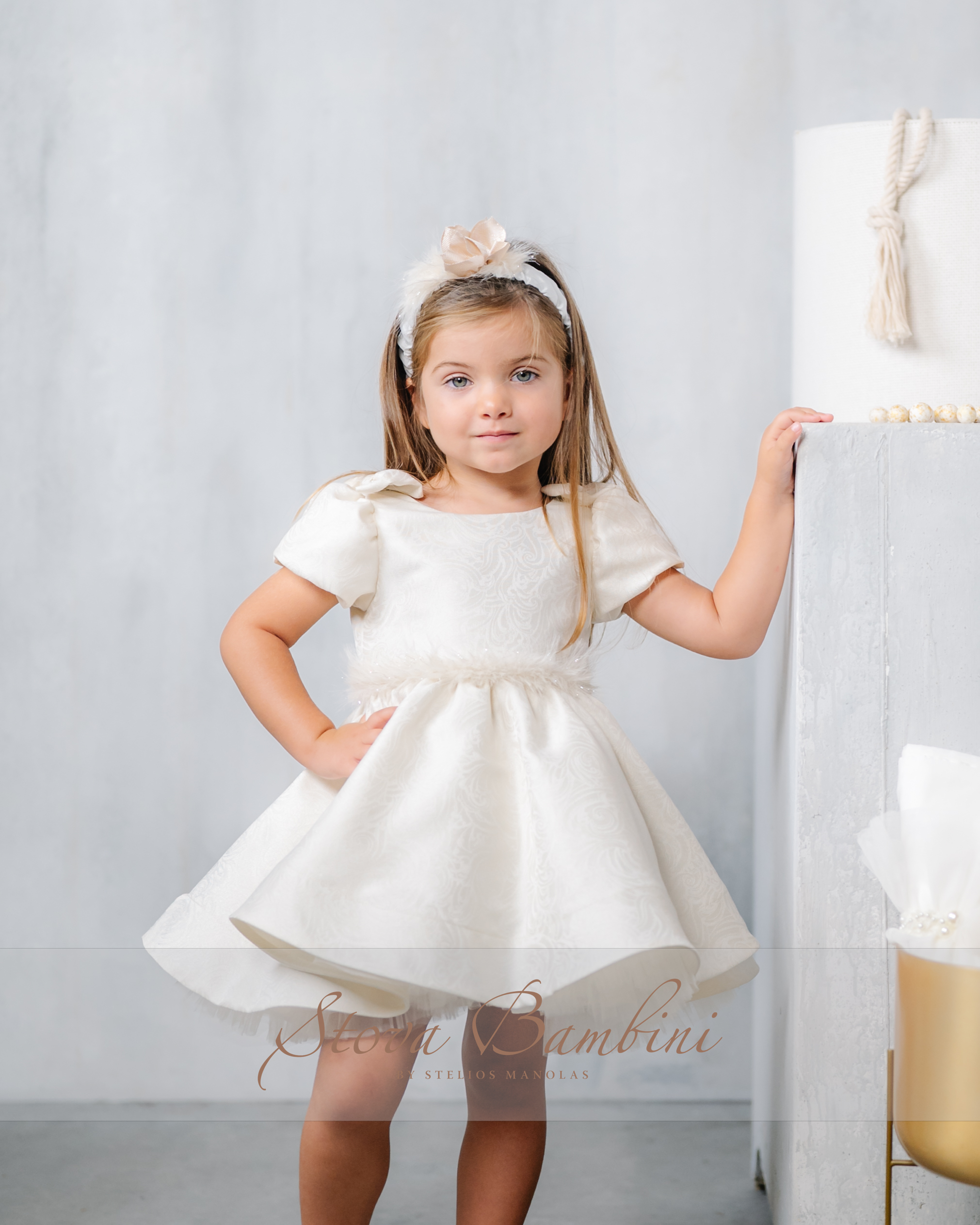 Βαπτιστικό Ρούχο κορίτσι G1 ιβουάρ