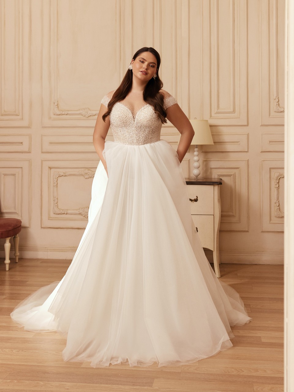 Νυφικό plus size Pandora