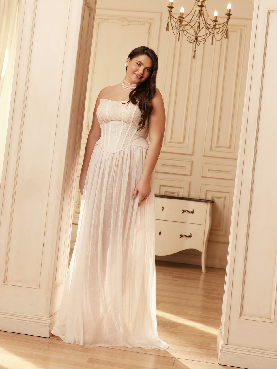 1 Νυφικό plus size Charles - Image 1