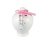 Κουμπαράς με Μεταλλικό Κορίτσι 1023Β