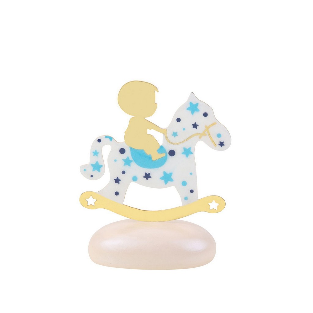 Αγόρι σε Αλογάκι σε Βότσαλο 2203A