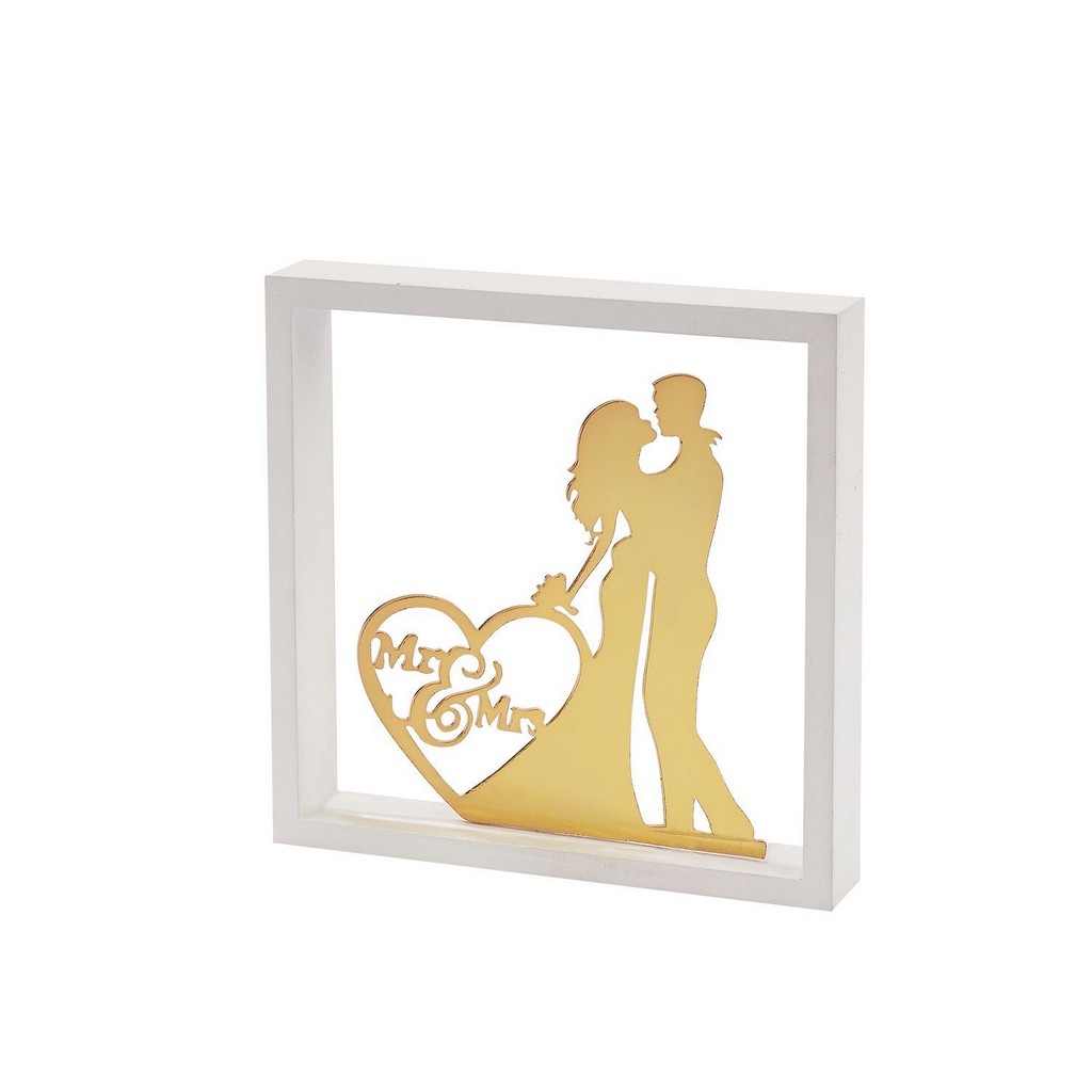 Κάδρο με Ζευγάρι "Mr & Mrs" Διακοσμητικό 2458