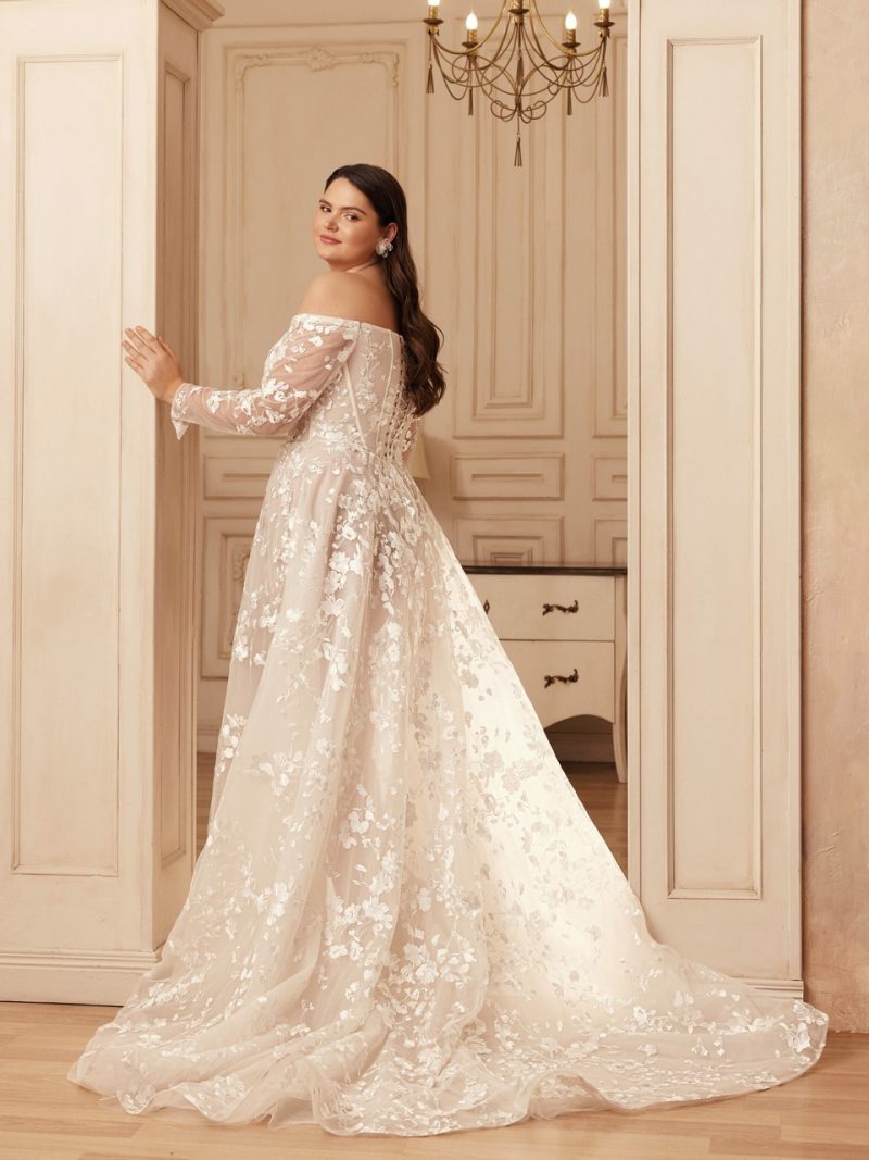 Νυφικό plus size Ketty - Image 3