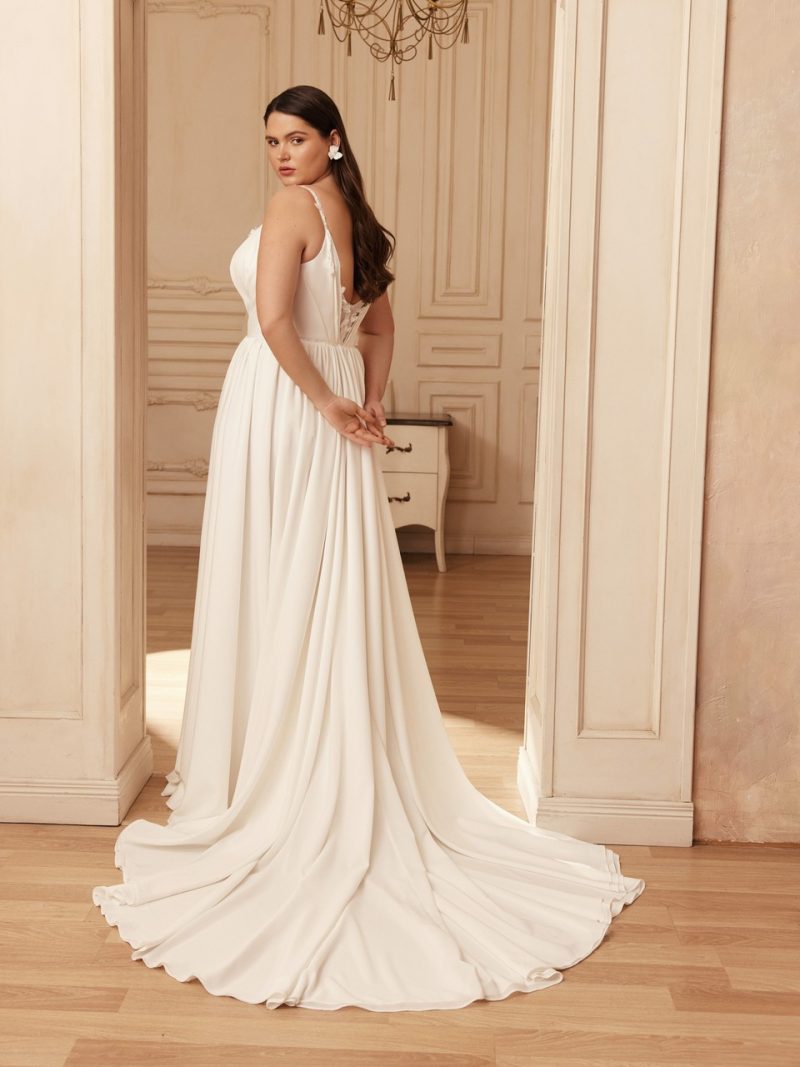 Νυφικό plus size Lito - Image 3