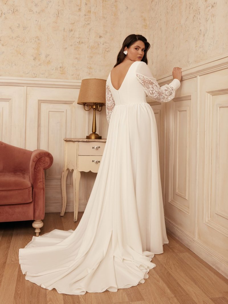 Νυφικό plus size Olivia - Image 3