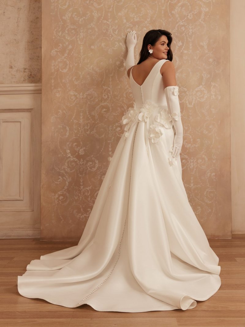 Νυφικό plus size Chanel - Image 3