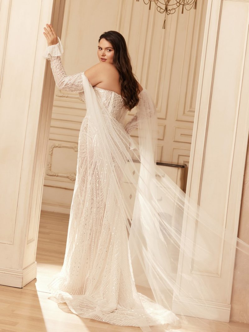 Νυφικό plus size Coco - Image 3