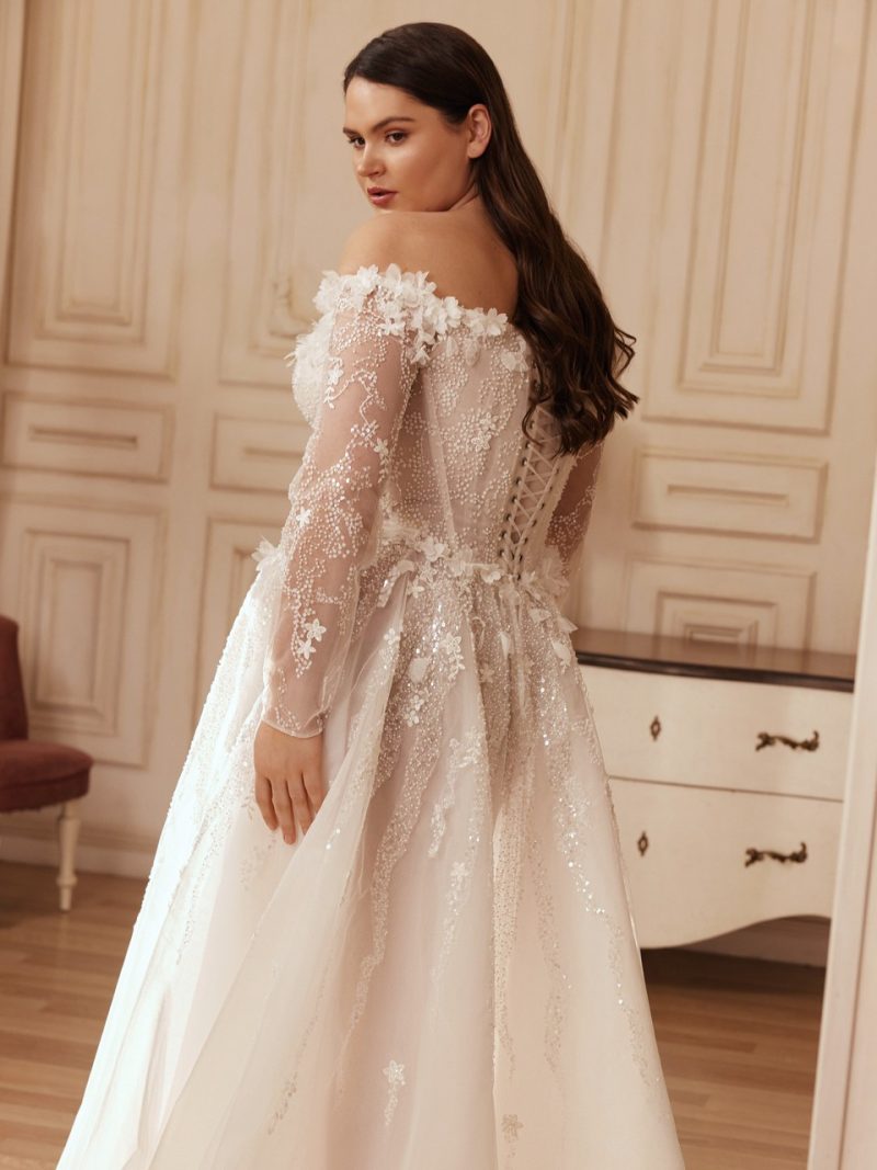 Νυφικό plus size Demi - Image 3