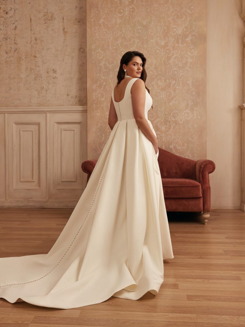 Νυφικό plus size Doris - Image 3