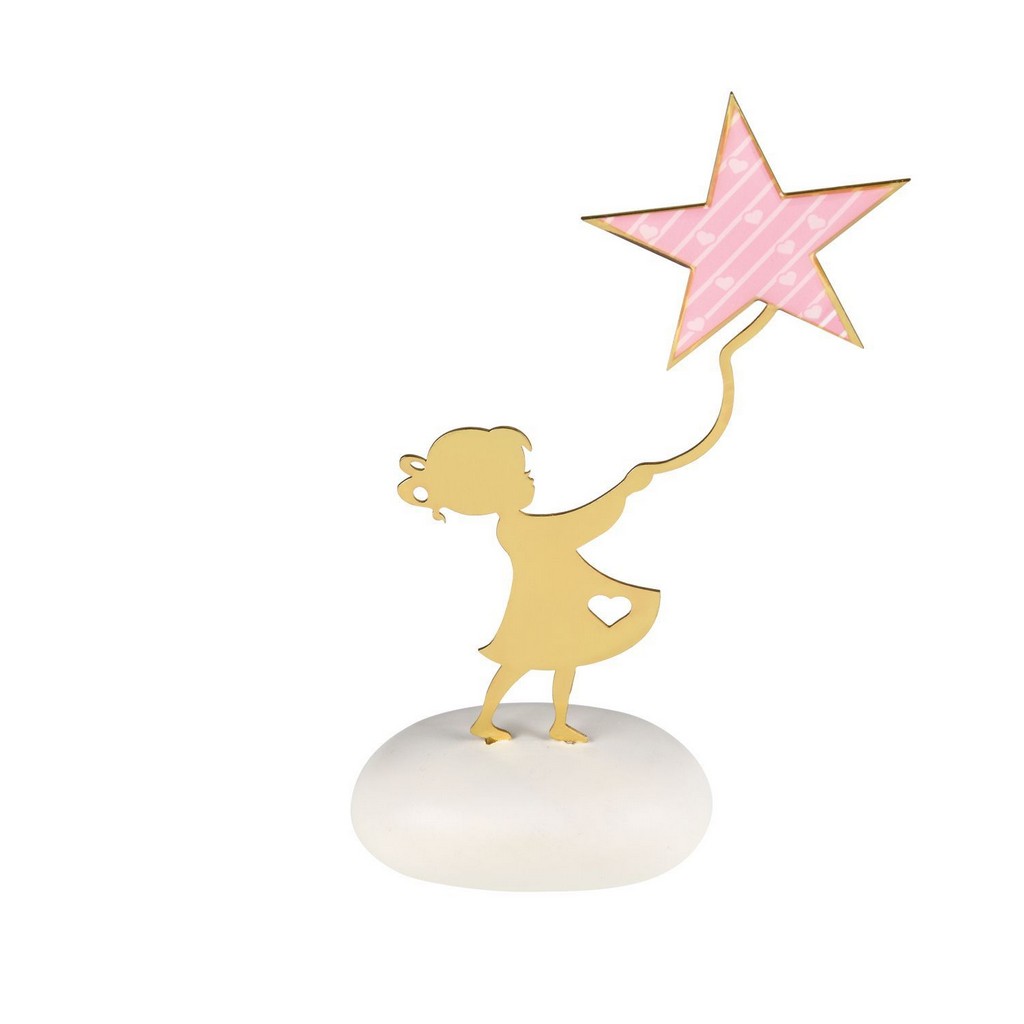 Κοριτσάκι με Αστέρι σε Βότσαλο 8947Β