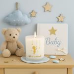 Διακοσμητικό Κερί με Αγοράκι 716 - Image 2