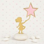 Κοριτσάκι με Αστέρι σε Βότσαλο 8947Β - Image 2