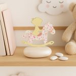 Κορίτσι σε Αλογάκι σε Βότσαλο 2203B - Image 2