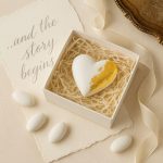 Μαγνητάκι Καρδιά με Φύλλα Χρυσού σε Κουτί 24054 - Image 2