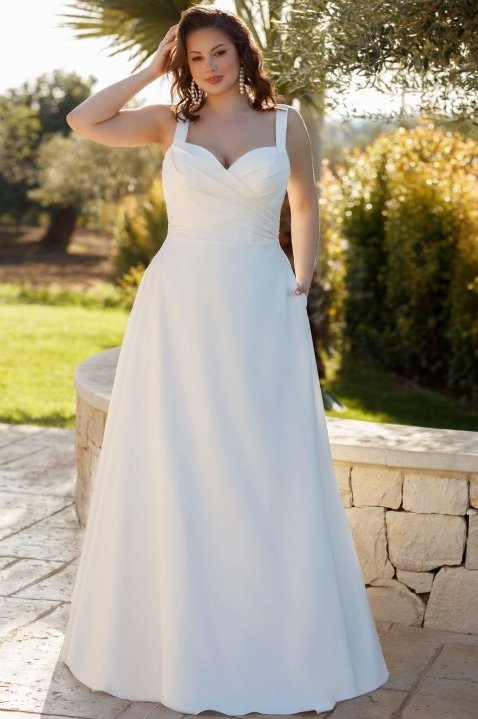 Νυφικό plus size Teresita